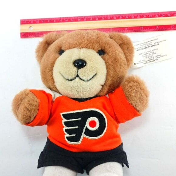 Vintage 1983 Trudy NHL Hockey Plush Bear Philadelphia Flyers New With TAG. - Picture 8 of 9